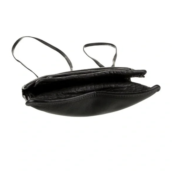 CARLOS FALCHI ITALIAN LEATHER MESSENGER BAG - Picture 4 of 7